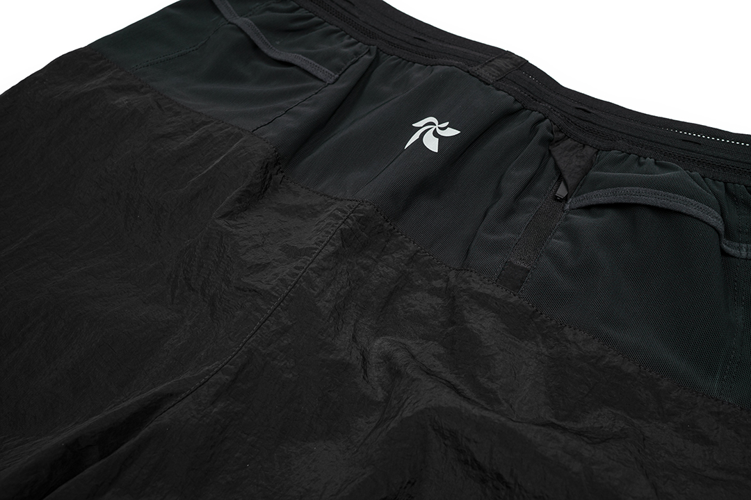 2IN1 SHORTS 002 - 2 COLORS BLACK