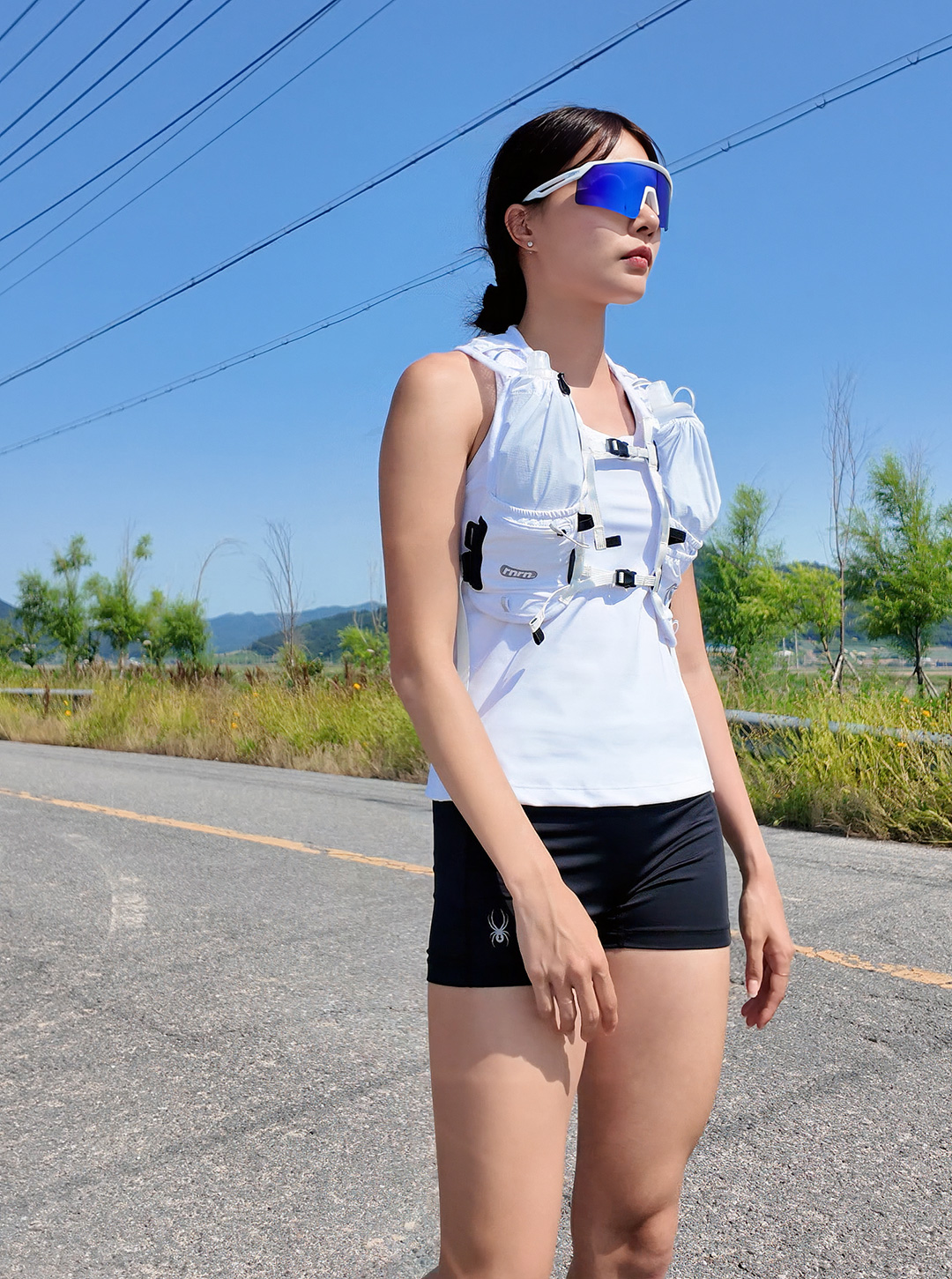 CREW RUNNING VEST - 4 COLORS WHITE