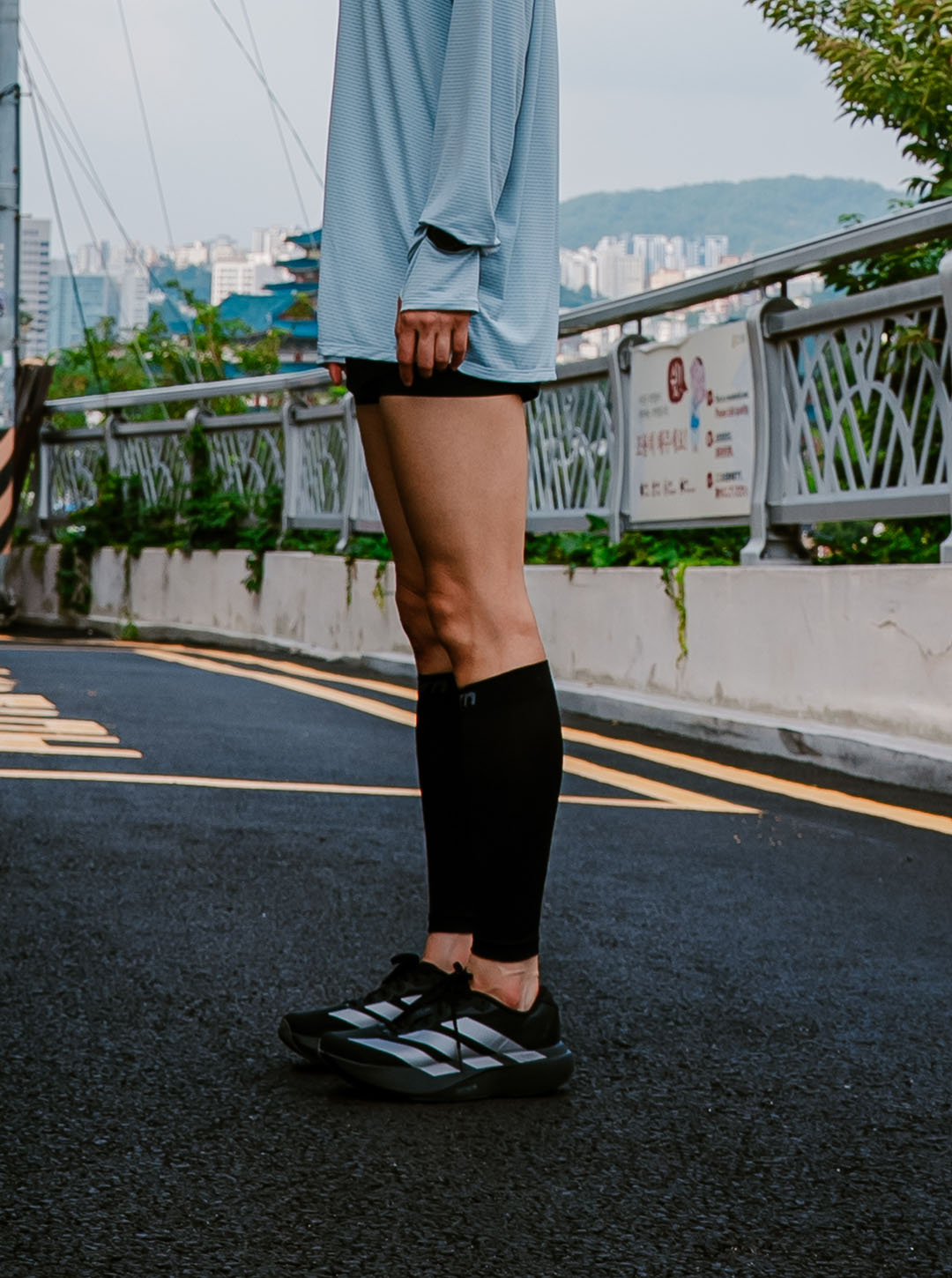 COMPRESSION CALF SLEEVE - 2 COLORS BLACK