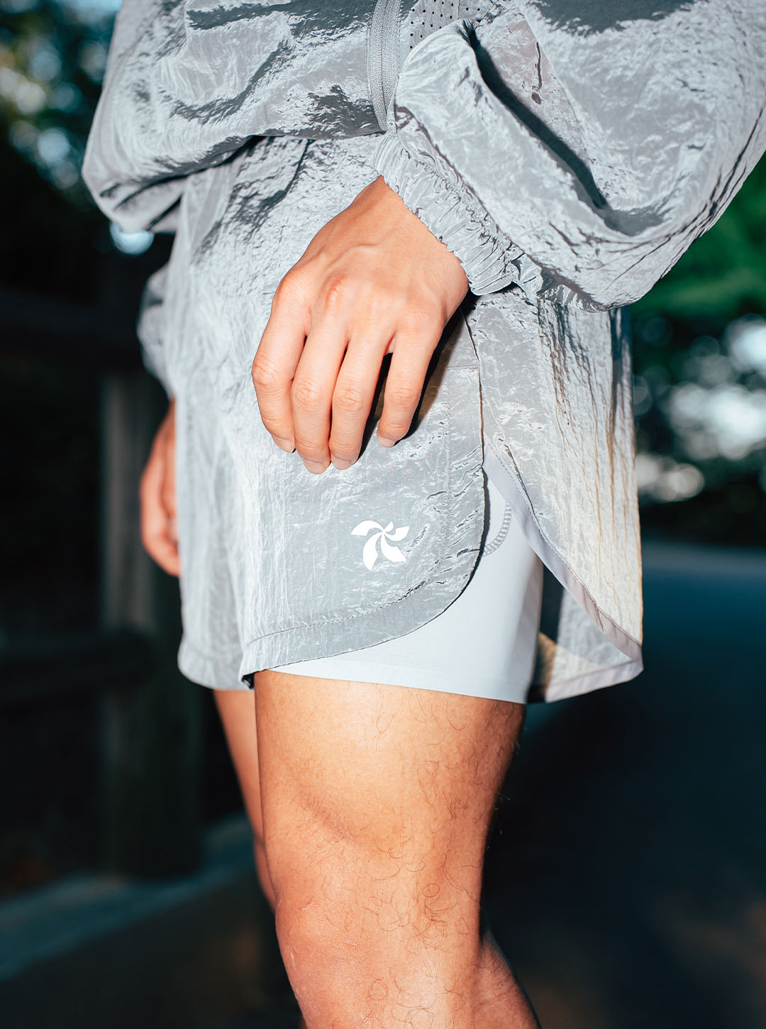 2IN1 SHORTS 002 - 2 COLORS BLACK