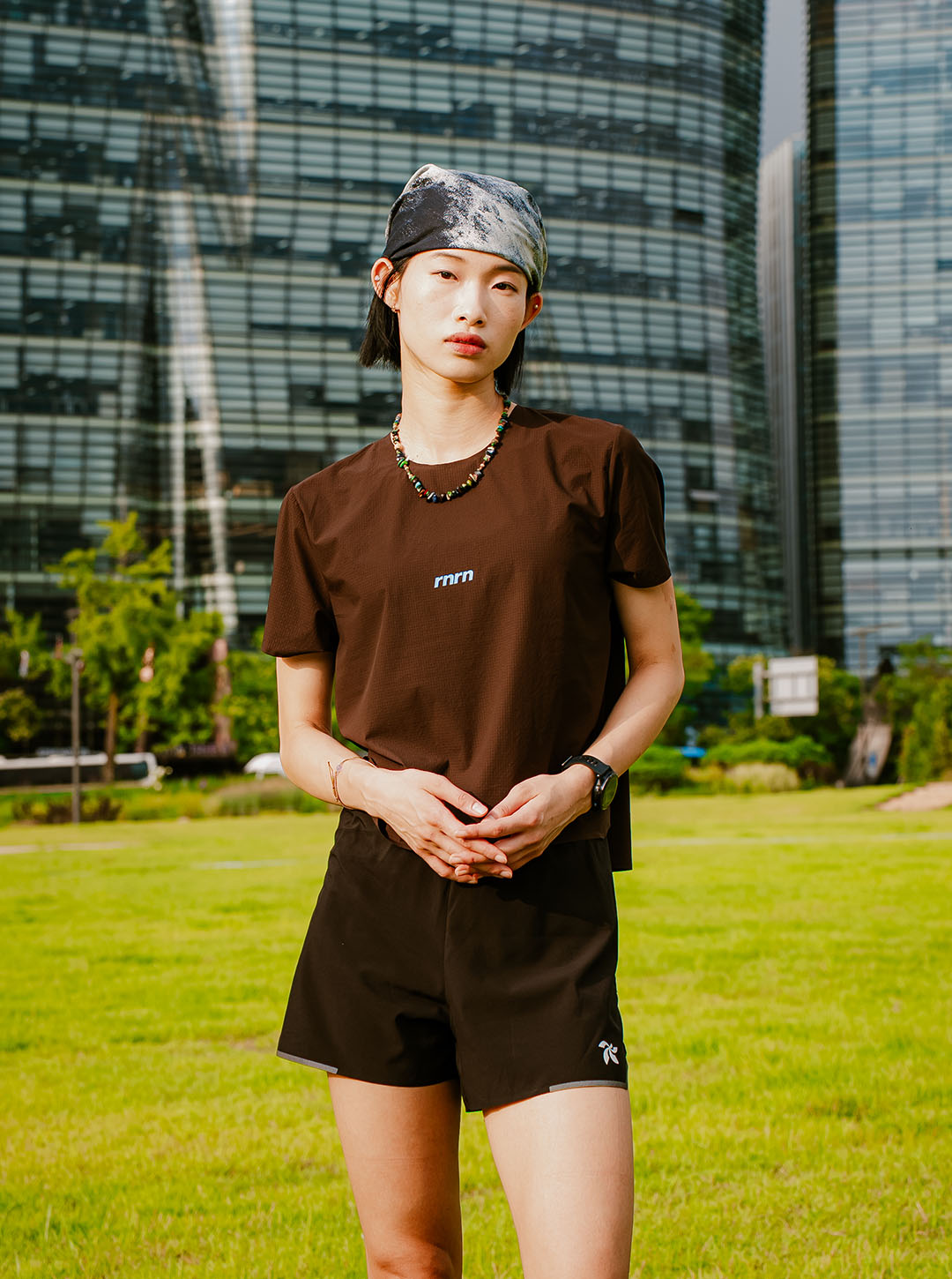 SHORT SLEEVE RUNNING TEE - 4 COLORS KHAKI