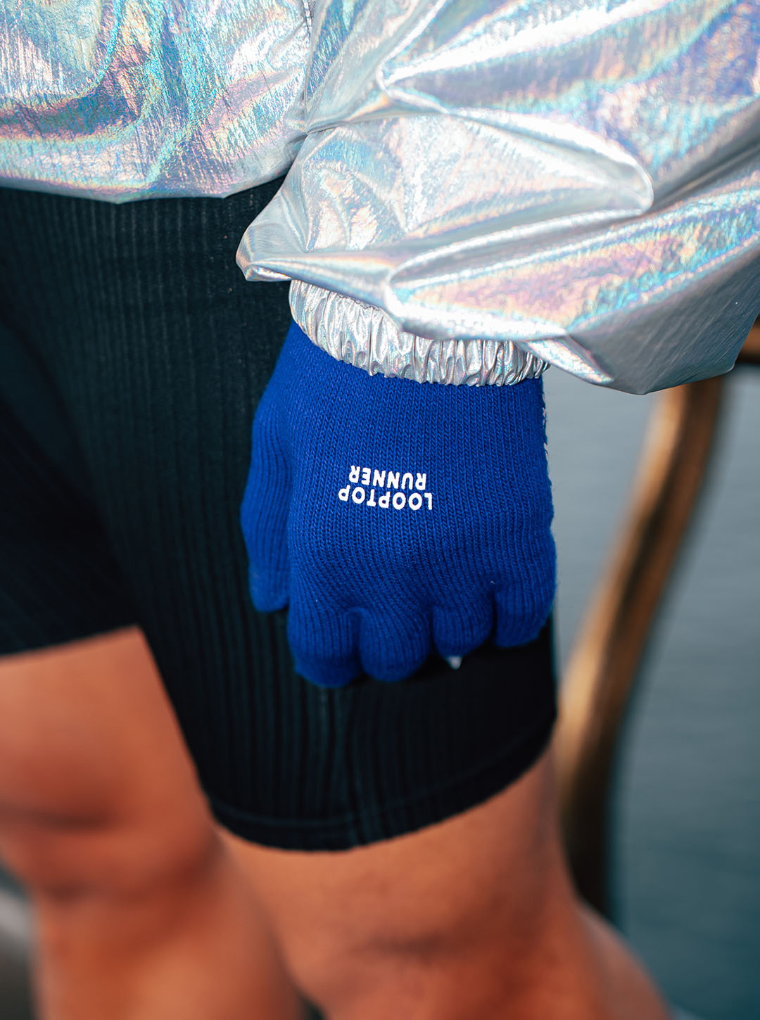 KNIT GLOVES - 2 COLORS BLACK