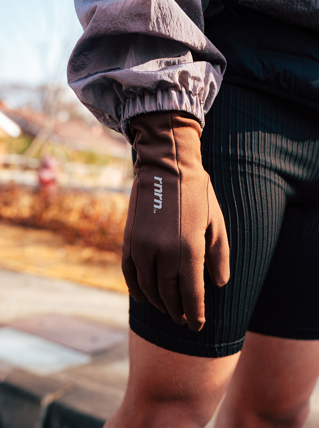 FLEECE GLOVES - 4 COLORS BROWN