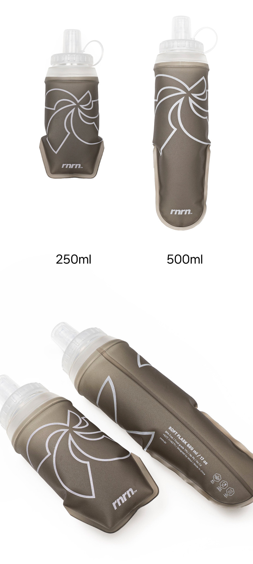 HYDRO FLASK - 3 COLORS GREY