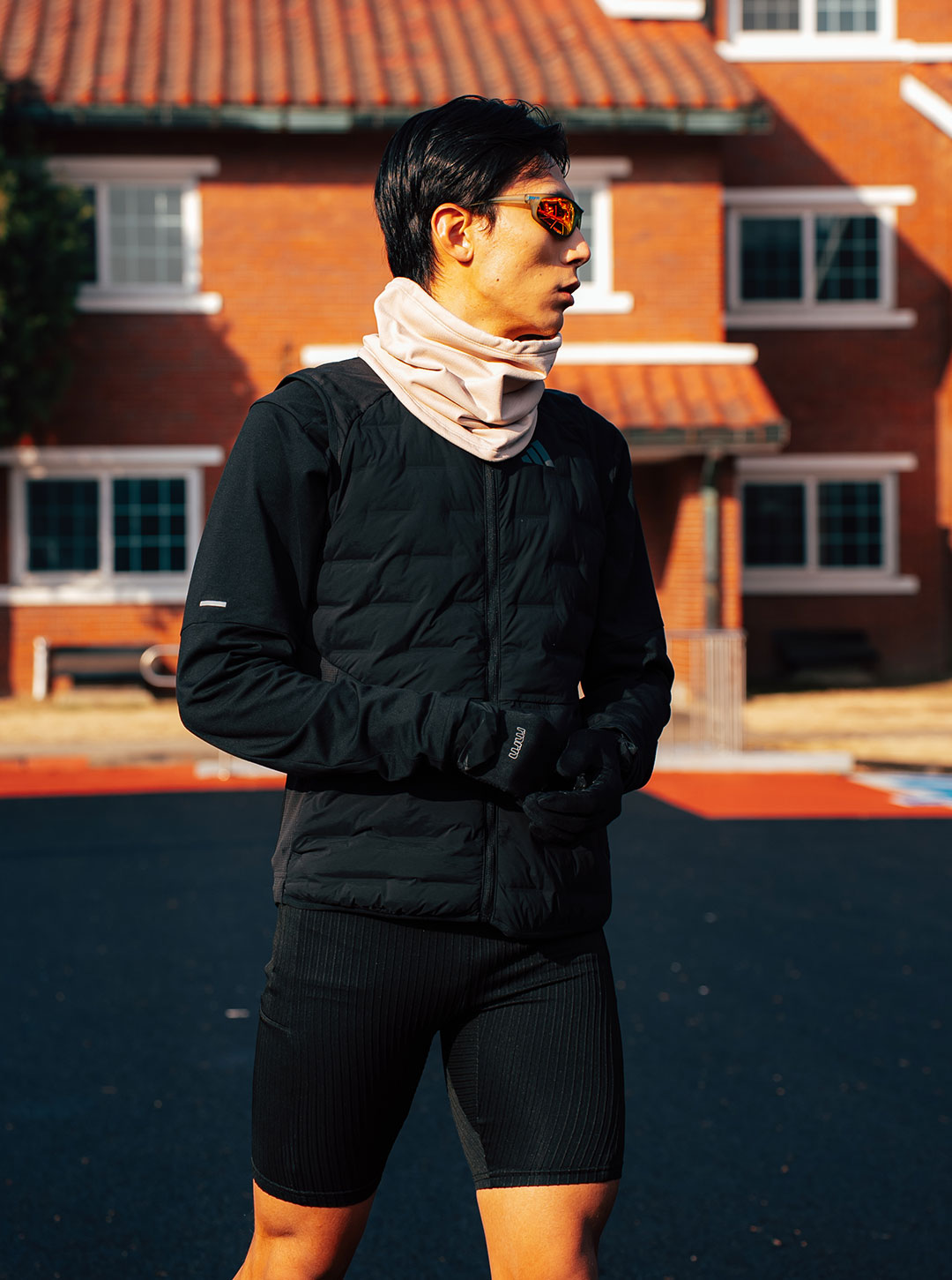 AERO NECK WARMER - 2 COLORS BEIGE