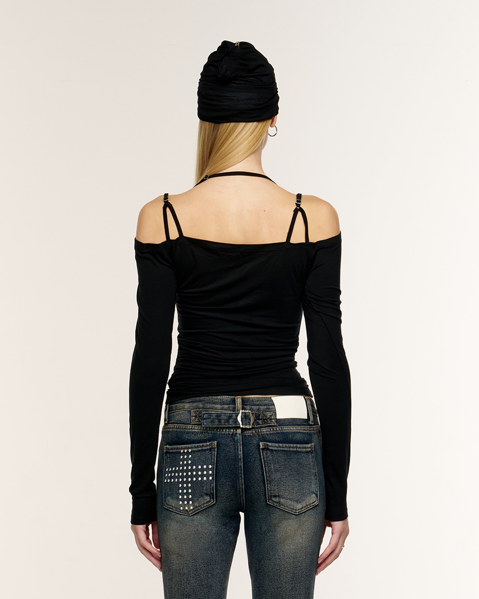 VELA OFF-SHOULDER TOP - 2 COLORS BLACK