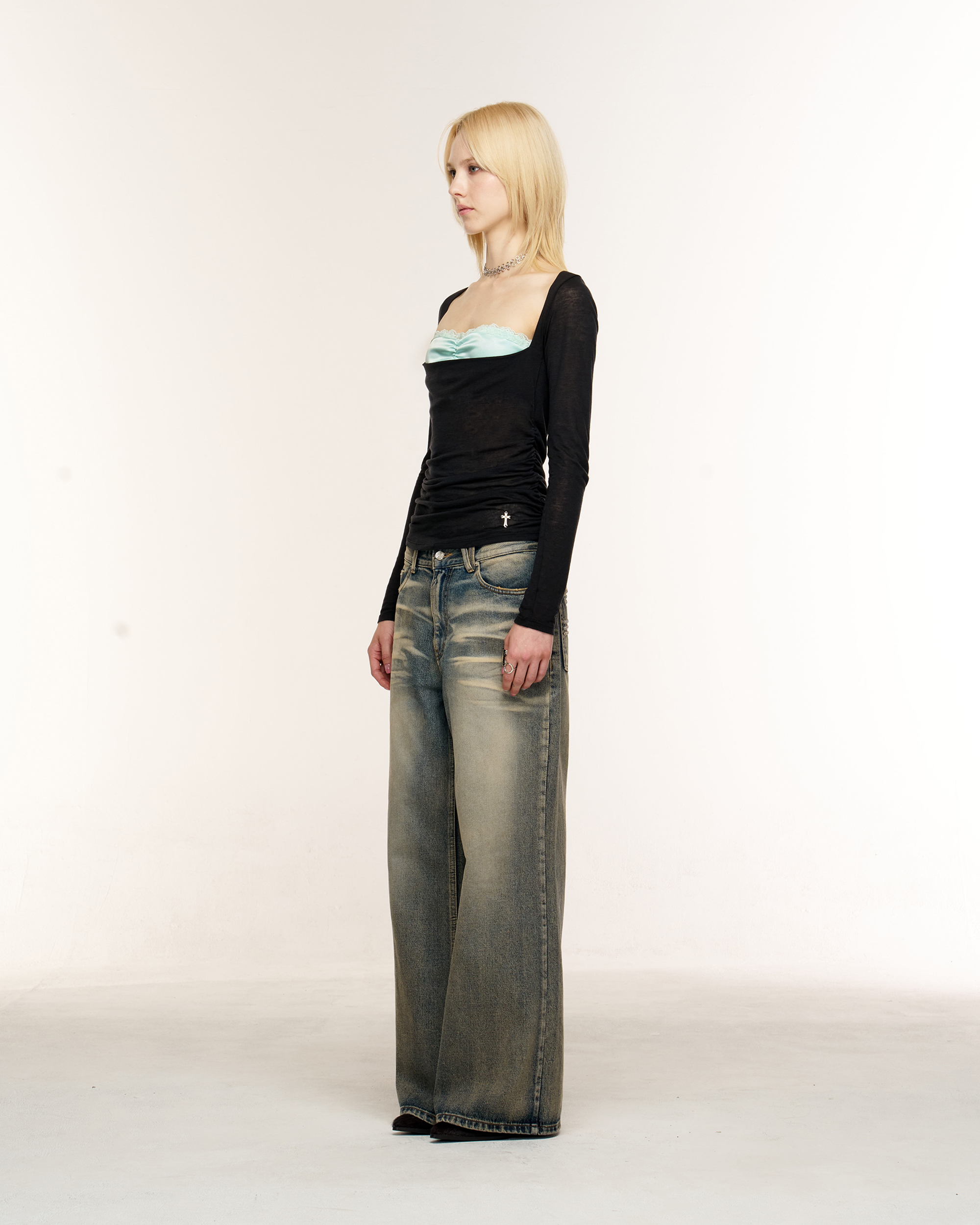 EIRA LAYERED T - 3 COLORS BLACK