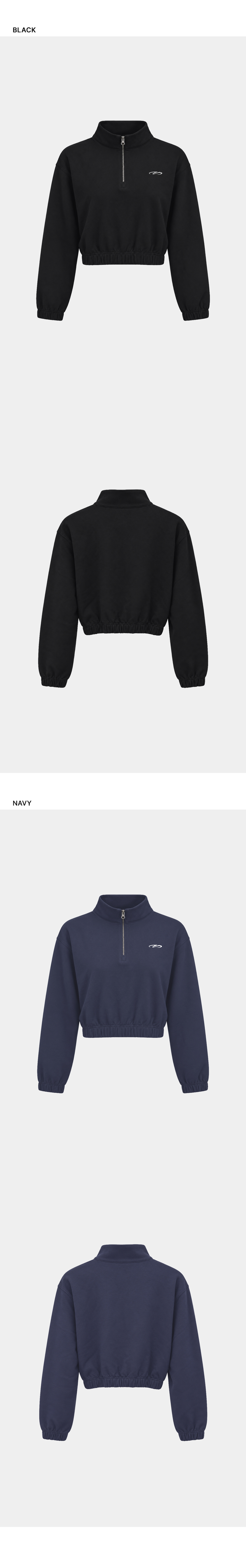WOMEN LIGHT HALF ZIP-UP - 2 COLORS