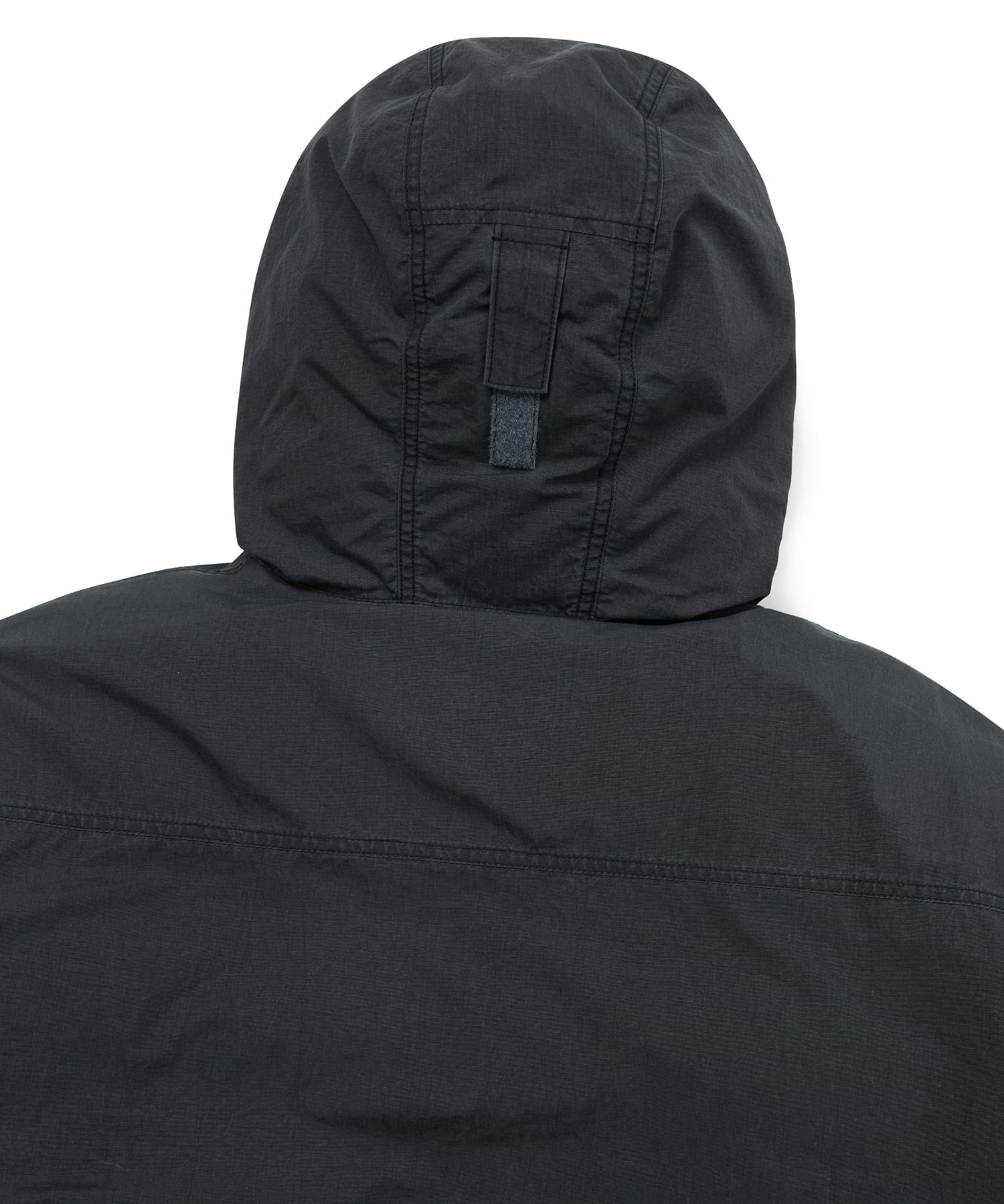 Washed Down Puffer Jacket Black