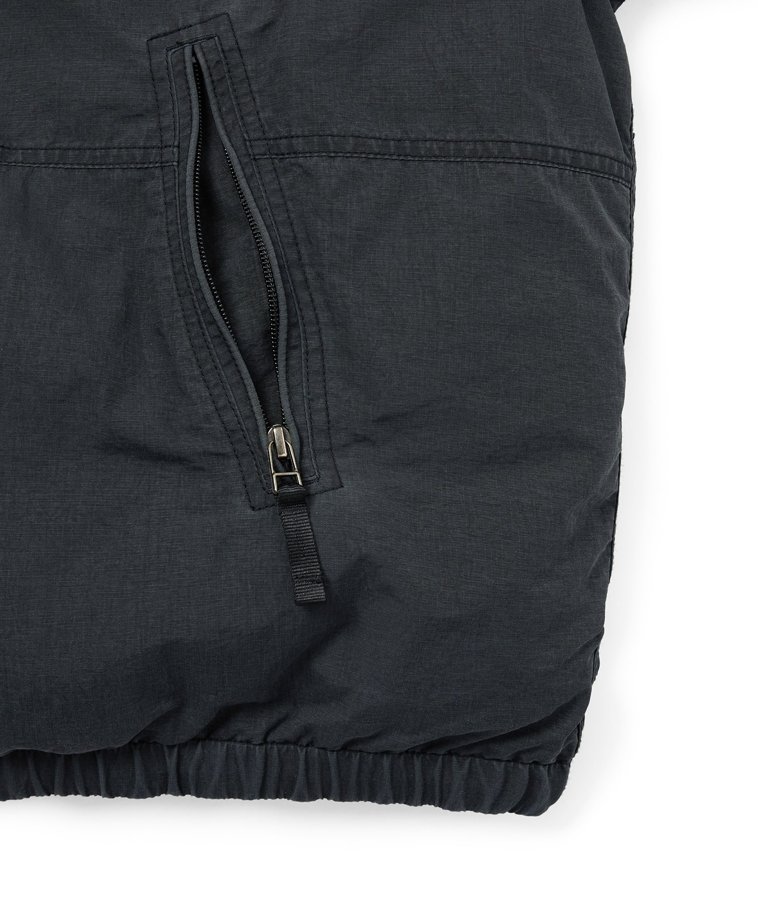 Washed Down Puffer Jacket Black