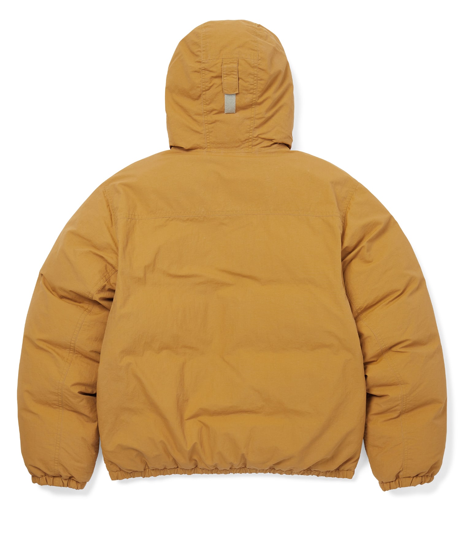 Washed Down Puffer Jacket Orange