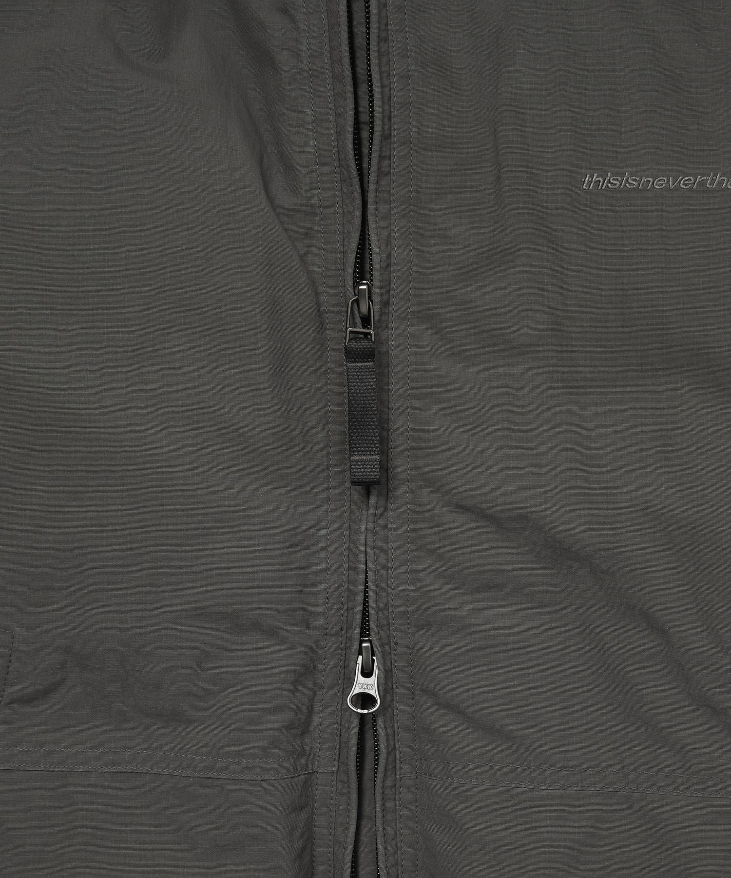 Washed Down Puffer Jacket Charcoal