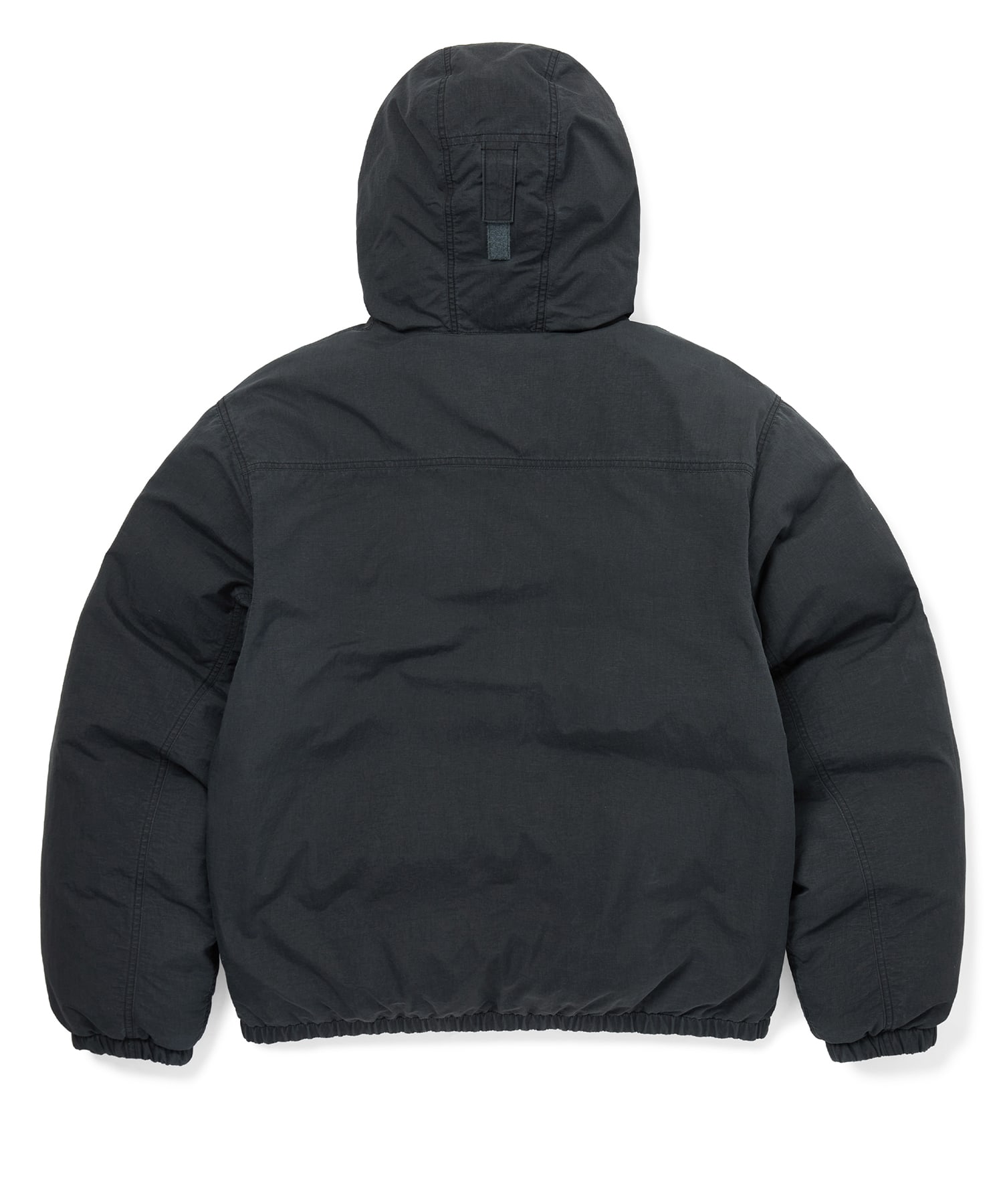 Washed Down Puffer Jacket Black