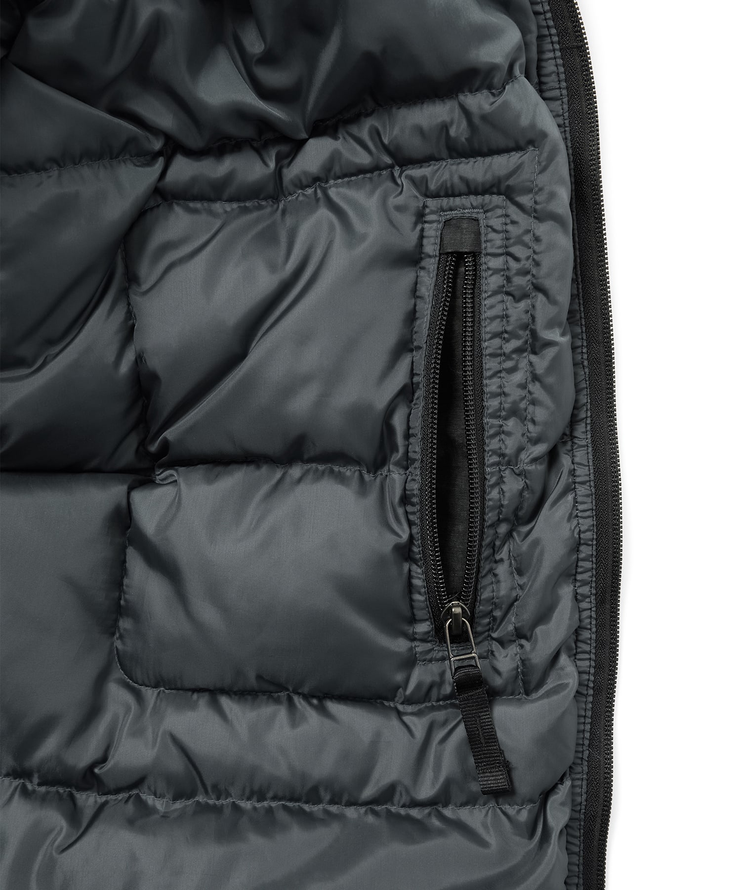 Washed Down Puffer Jacket Black