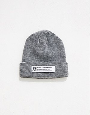 메인 라벨 숏 비니(그레이) 사은품 이미지