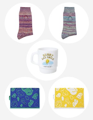 커스텀멜로우 사은품 5종 랜덤 증정 사은품 이미지