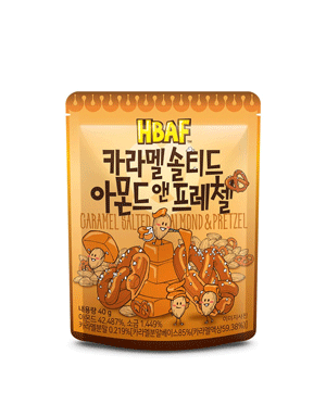 바프 카라멜 솔티드 아몬드 앤 프레첼 40g 사은품 이미지