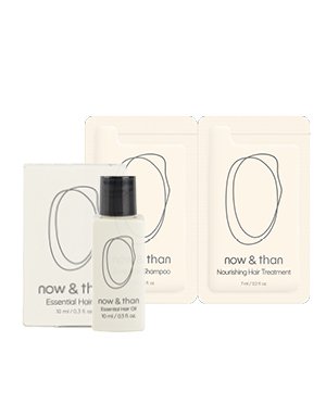 나우앤댄 에센셜 헤어 오일 미니 10ml + 샴푸&트리트먼트 듀얼 파우치-사은품(GIFT) | 무신사