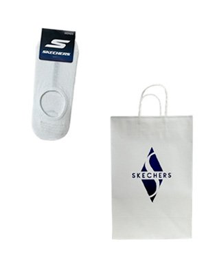 스케쳐스 여성 단목 양말 + 쇼핑백 사은품 이미지