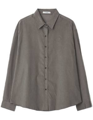 사은품 - 줄리아페페 French Corduroy Shirt (Ash Grey/Vanilla)