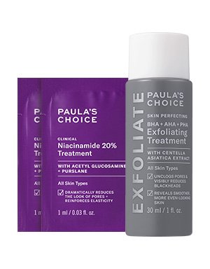 폴라초이스 클리니컬 나이아신아마이드 20% 트리트먼트 1ml 2매 + 아하+바하+파하 각질 트리트먼트 30ml 사은품 이미지