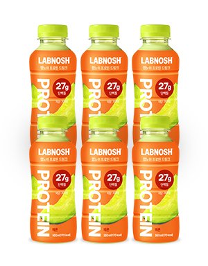 랩노쉬 프로틴드링크 360ml, 메론맛 6개입 사은품 이미지