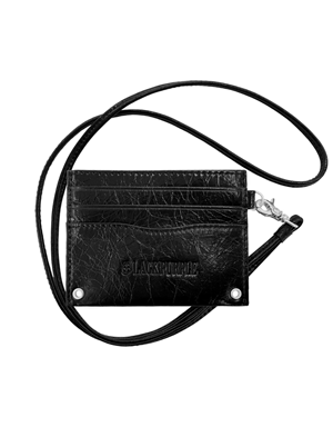 사은품 - 블랙 퍼플 Tyson Eylet Rope Card Wallet