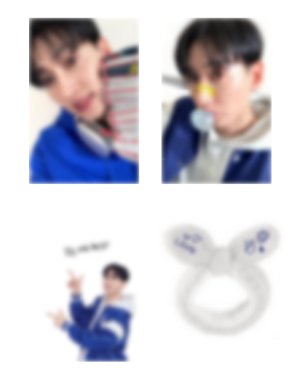 메디힐 은혁 굿즈 (포토카드 2장 + 투명포카 1장 + 헤어밴드) 사은품 이미지