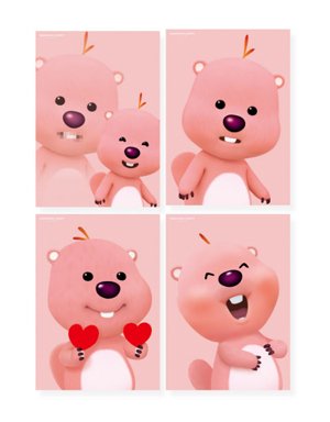 잔망루피 포스터세트(4p) 사은품 이미지