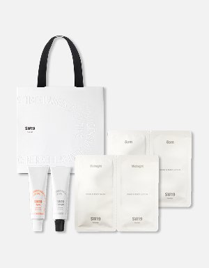 SW19 브랜드 쇼핑백&미니 핸드크림 2종&핸드앤바디 샤쉐 2종 (향 랜덤) 사은품 이미지
