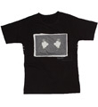 mnw friends print tee BLK ( flower )