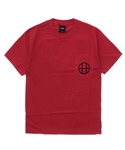 CIRCLE H POCKET TEE CARDINAL