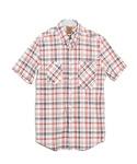 HEXAGON CHECK SHIRT WHITE