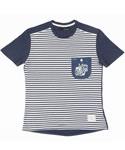 STRIPE ANCHOR T SHIRT NAVY