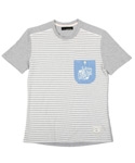 STRIPE ANCHOR T SHIRT GRAY