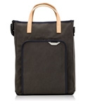 R TOTE 100 WAX CANVAS CHARCOAL