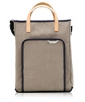 R TOTE 100 WAX CANVAS GREY