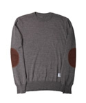 CORDUROY FULLOVER KNIT GRAY