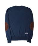 CORDUROY FULLOVER KNIT NAVY