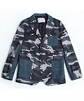 HARRIS TWEED CAMOUFLAGE JACKET GREY