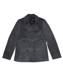 WOOL PEA COAT (GREY)