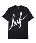 13SP SCRIPT TEE BLACK