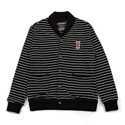 SP Mary Cardigan-White Stripe