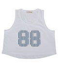 88 CROP SLEEVELESS WHITE