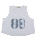 88 CROP SLEEVELESS WHITE