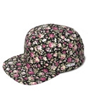 FLORAL SNAPBACK CAP (BLACK)