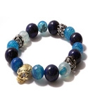 SP Bangle-Agate Blue 10mm