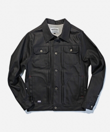 DENIM WORK JACKET _ BLACK