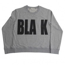 BLA K SWEAT T-SHIRTS M(GREY)