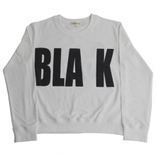 BLA K SWEAT T-SHIRTS M(IVORY)